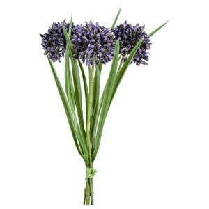 Umělá Rostlina Allium, V:28cm,fialová