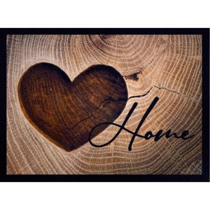 Dveřní Rohožka Love Home Wood, 50/70cm