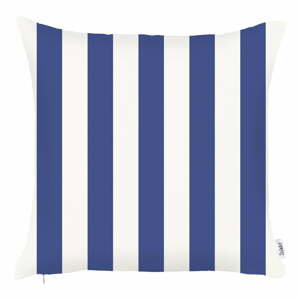 Modrý povlak na polštář Mike & Co. NEW YORK Sail Stripes, 43 x 43 cm