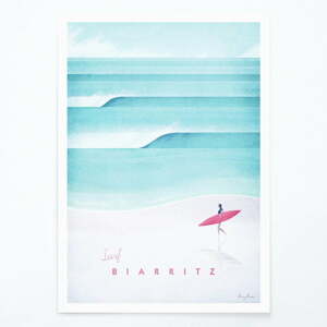 Plakát Travelposter Biarritz, A3