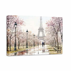 Obraz Styler Canvas Watercolor Paris Melancholy, 85 x 113 cm