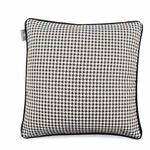 Černo-bílý povlak na polštář WeLoveBeds Check, 45 x 45 cm