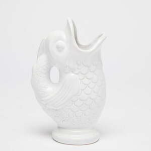 Bílá ručně vyrobená váza Velvet Atelier Pez