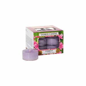 Sada 12 vonných svíček Yankee Candle Verbena, doba hoření 4 hodiny