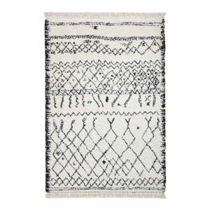 Bílo-černý koberec Think Rugs Boho Lami Black & White, 160 x 230 cm