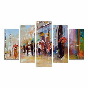 Obrazy v sadě 5 ks 20x60 cm – Wallity