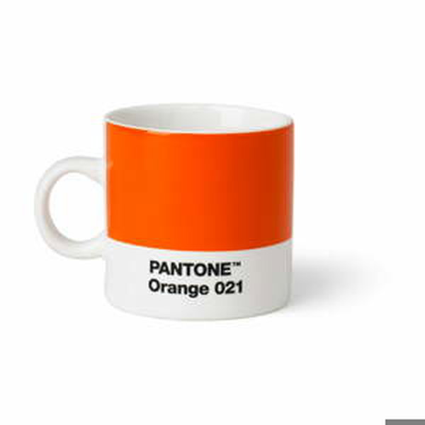 Oranžový hrnek Pantone Espresso, 120 ml