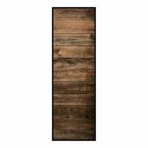 Hnědý běhoun Zala Living Cook & Clean WIld Wood, 50 x 150 cm