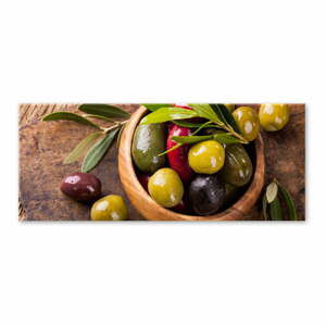 Obraz Styler Glasspik Kitchen Olives I, 30 x 80 cm