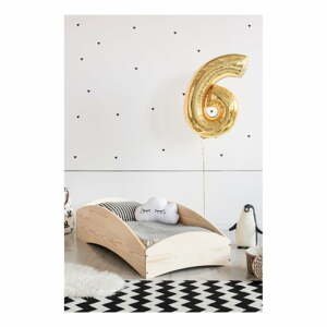 Dětská postel z borovicového dřeva Adeko BOX 6, 100 x 200 cm