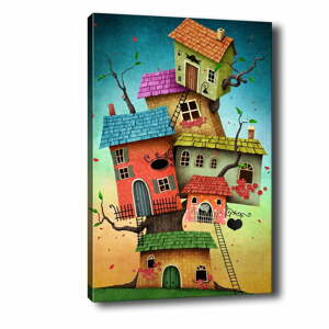 Obraz Tablo Center Tree Houses, 40 x 60 cm