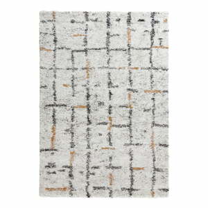 Krémový koberec Mint Rugs Grid, 160 x 230 cm