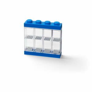 Modrá sběratelská skříňka na 8 minifigurek LEGO®