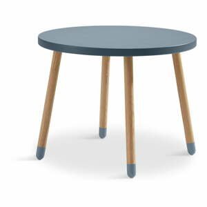 Modrý dětský stolek Flexa Dots, ø 60 cm