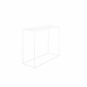 Bílý konzolový kovový stůl Custom Form Tensio, 100 x 35 cm
