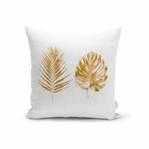 Povlak na polštář Minimalist Cushion Covers Golden Leafes, 45 x 45 cm