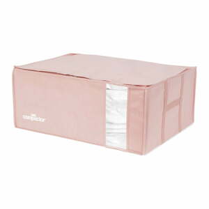 Růžový úložný box na oblečení Compactor XXL Pink Edition 3D Vacuum Bag, 210 l