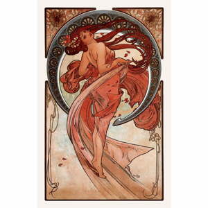 Reprodukce obrazu Alfons Mucha - Dance, 40 x 60 cm