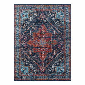 Tmavě modro-červený koberec Nouristan Azrow, 120 x 170 cm