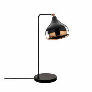 Stolní lampa v černo-měděné barvě Opviq lights Yildo