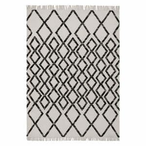 Béžovo-černý koberec Asiatic Carpets Hackney Diamond, 160 x 230 cm