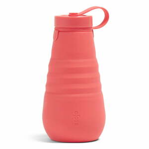 Oranžová skládací láhev Stojo Bottle Coral, 590 ml