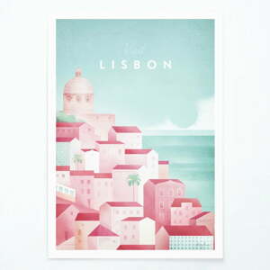 Plakát Travelposter Lisbon, A3