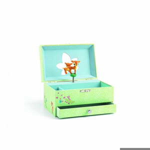 Dřevěná hrací skříňka Djeco Bambi