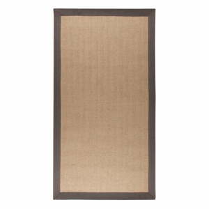 Hnědo-šedý jutový koberec Flair Rugs Herringbone, 160 x 230 cm