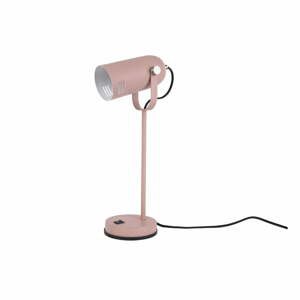 Růžová stolní lampa Leitmotiv Husk