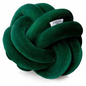 Zelený dekorativní polštář AmeliaHome Nancy Knot Grey
