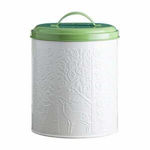 Bílo-zelená nádoba na kompostovatelný odpad Mason Cash In the Forest, 2,5 l