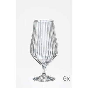 Sada 6 sklenic na pivo Crystalex Tulipa Optic, 540 ml