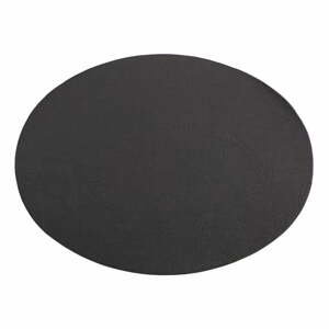 Černé prostírání z imitace kůže ZicZac Troja, 33 x 45 cm