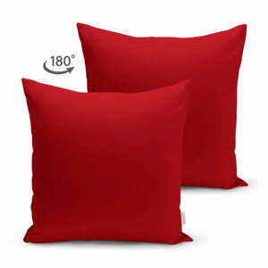 Červený povlak na polštář Minimalist Cushion Covers, 45 x 45 cm