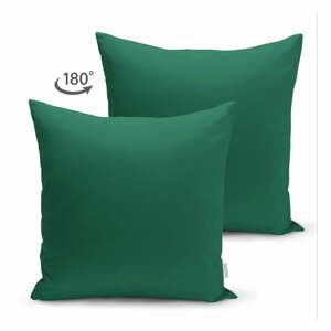 Zelený povlak na polštář Minimalist Cushion Covers, 45 x 45 cm