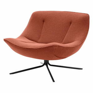 Oranžové otočné křeslo Softline Vera Swivel