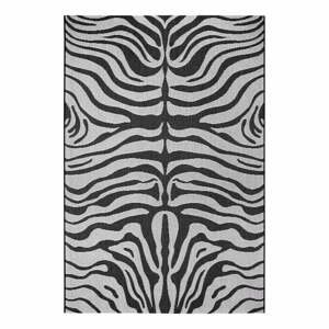 Černo-šedý venkovní koberec Ragami Safari, 160 x 230 cm