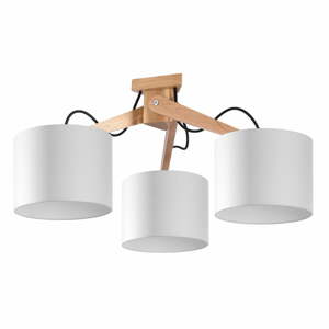 Bílé stropní svítidlo Nice Lamps Donna, délka 70 cm