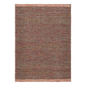 Červený vlněný koberec Universal Kiran Liso, 80 x 150 cm