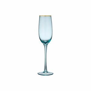 Modrá sklenice na šampaňské Ladelle Chloe, 250 ml