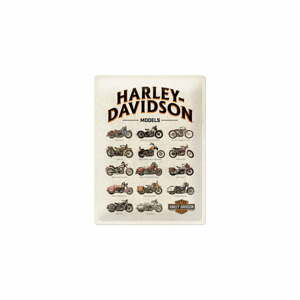 Nástěnná dekorativní cedule Postershop Harley-Davidson Modely