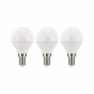 Sada 3 LED žárovek EMOS Classic Mini Globe Neutral White, 6W E14