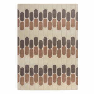 Hnědo-béžový vlněný koberec Flair Rugs Fossil, 120 x 170 cm