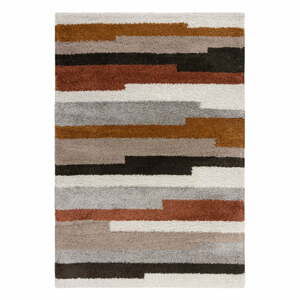 Červeno-šedý koberec Flair Rugs Deka, 120 x 170 cm