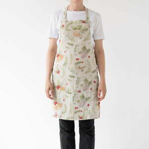 Vánoční lněná zástěra Linen Tales Daily Apron Jingle Bells, 80 x 55 cm