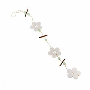 Dřevěná závěsná dekorace Dakls Blossom, výška 80 cm