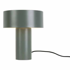 Zelená stolní lampa Leitmotiv Tubo, výška 23 cm
