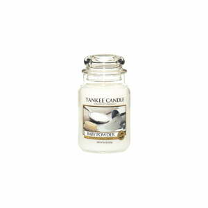 Vonná svíčka Yankee Candle Baby Powder, doba hoření 110 h