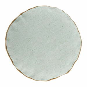 Zelený povlak na polštář z recyklovaného plastu Kave Home Dalila, ø 45 cm